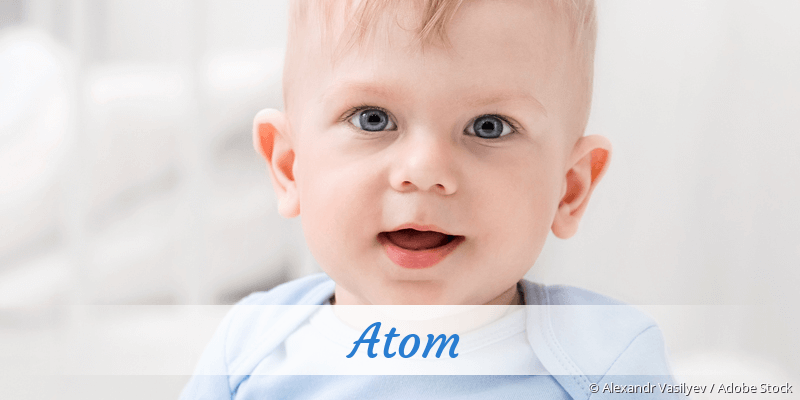 Baby mit Namen Atom