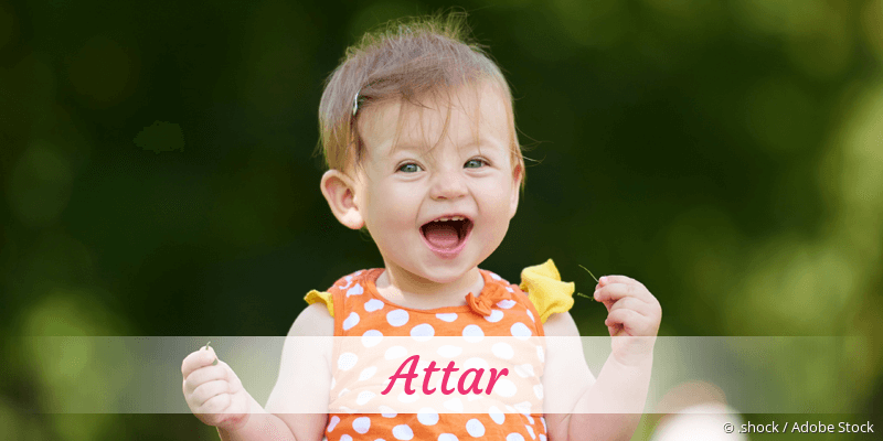 Baby mit Namen Attar