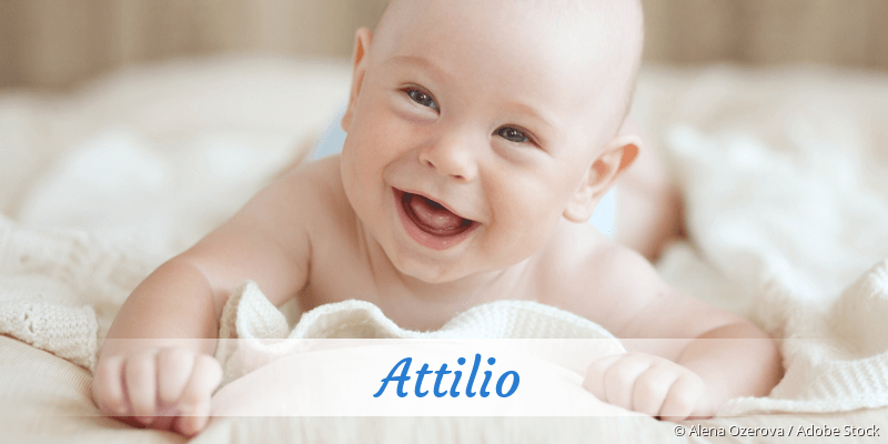 Baby mit Namen Attilio