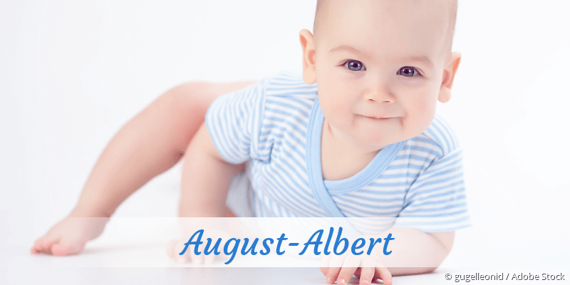 Baby mit Namen August-Albert
