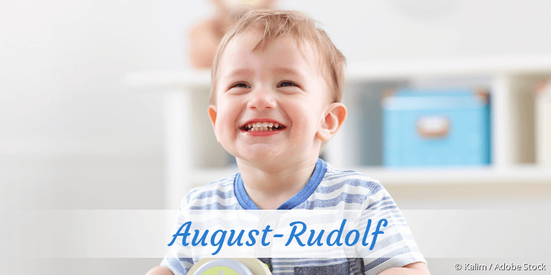 Baby mit Namen August-Rudolf