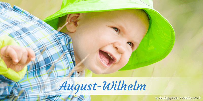 Baby mit Namen August-Wilhelm