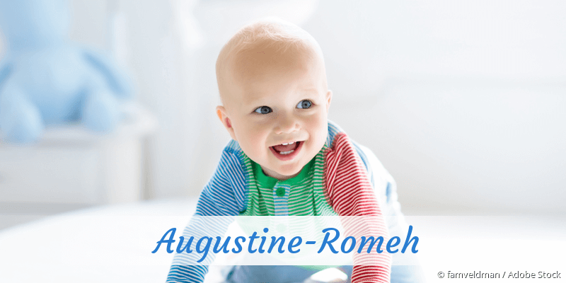 Baby mit Namen Augustine-Romeh