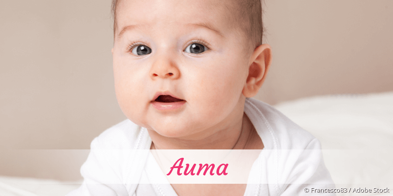 Baby mit Namen Auma