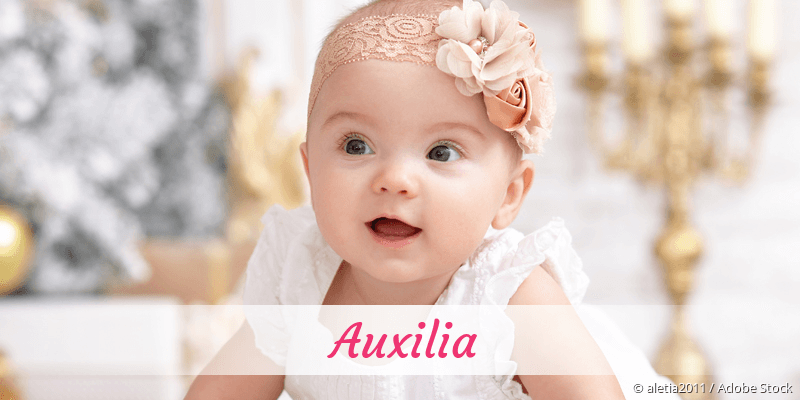 Baby mit Namen Auxilia