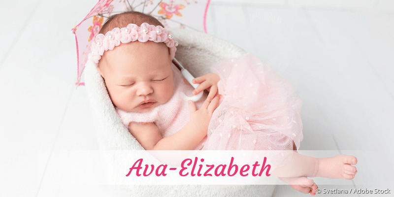 Baby mit Namen Ava-Elizabeth
