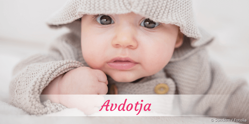 Baby mit Namen Avdotja