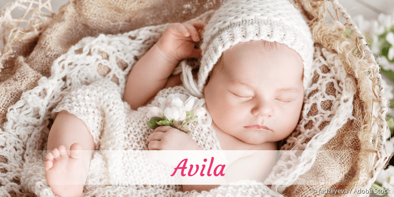 Baby mit Namen Avila