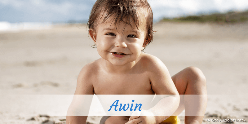 Baby mit Namen Awin