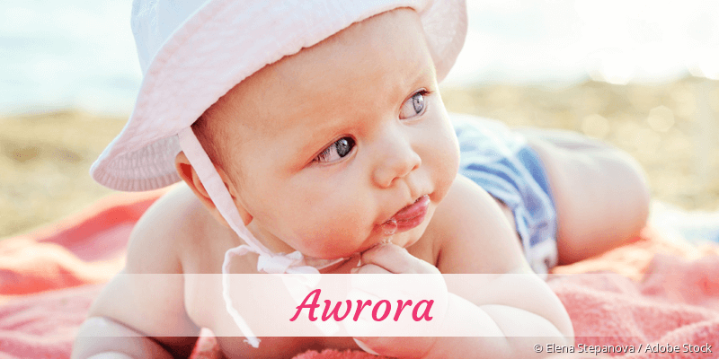 Baby mit Namen Awrora