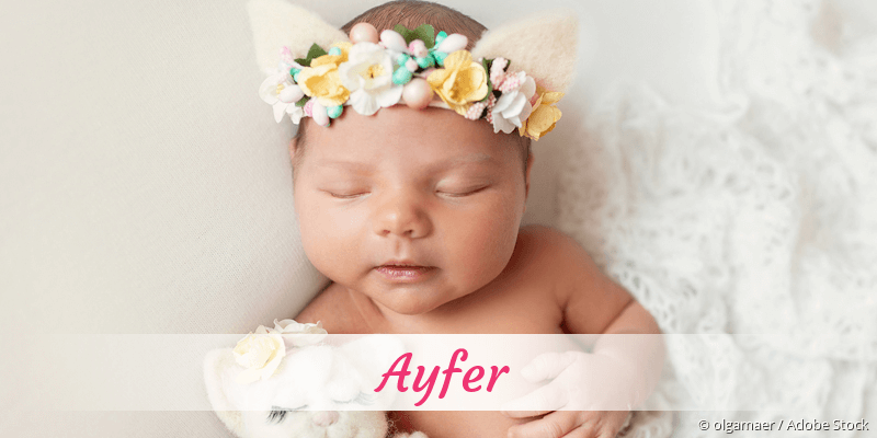 Baby mit Namen Ayfer