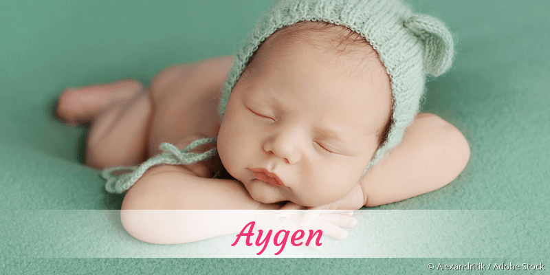 Baby mit Namen Aygen