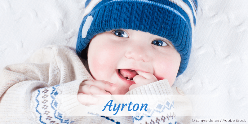 Baby mit Namen Ayrton