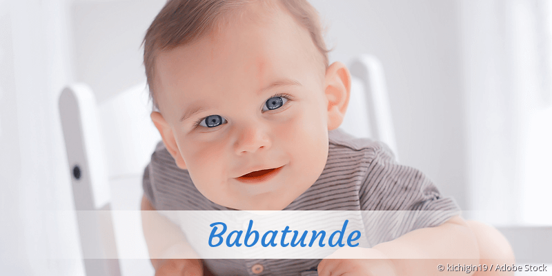 Baby mit Namen Babatunde