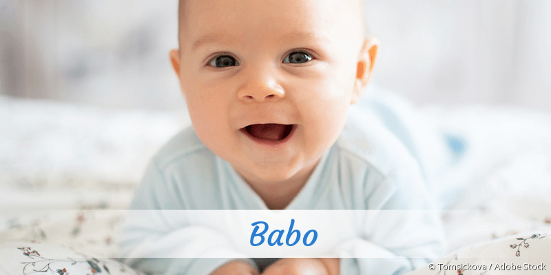 Baby mit Namen Babo