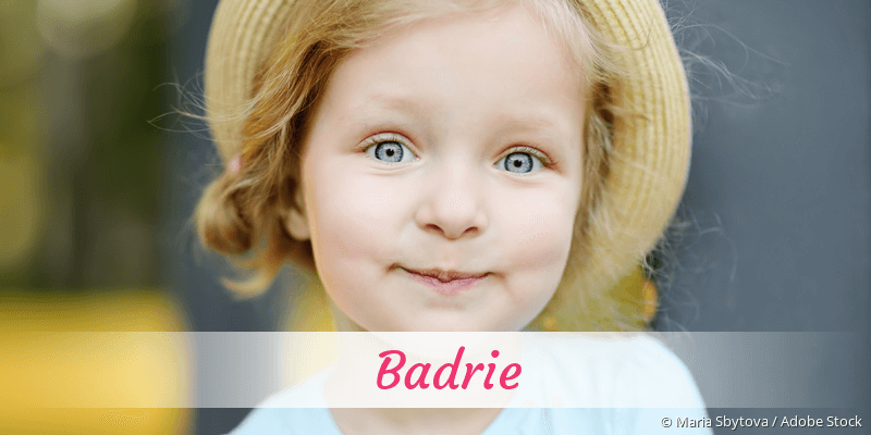 Baby mit Namen Badrie
