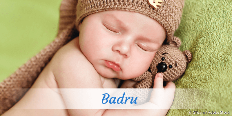 Baby mit Namen Badru