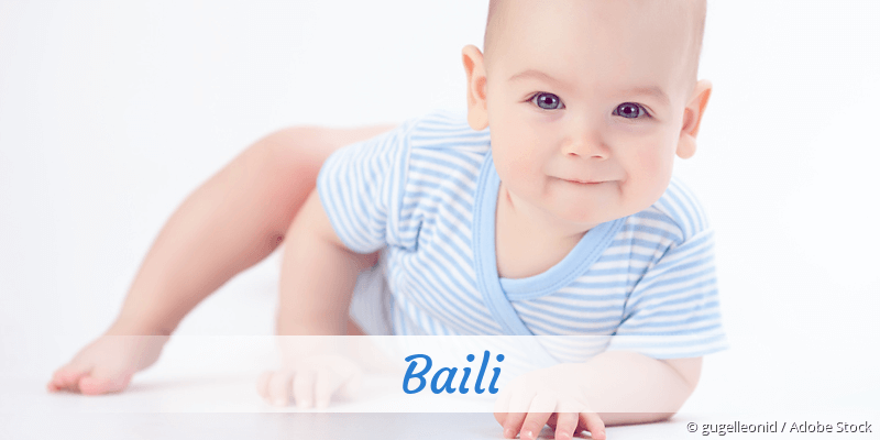 Baby mit Namen Baili
