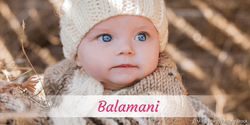 Baby mit Namen Balamani
