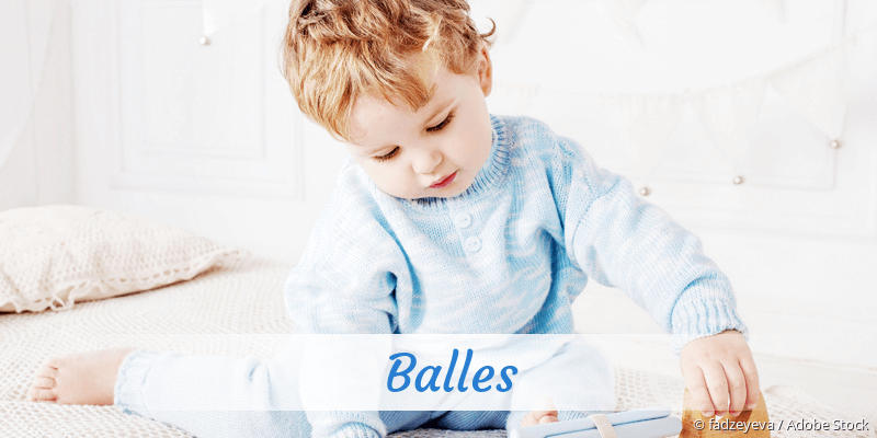 Baby mit Namen Balles