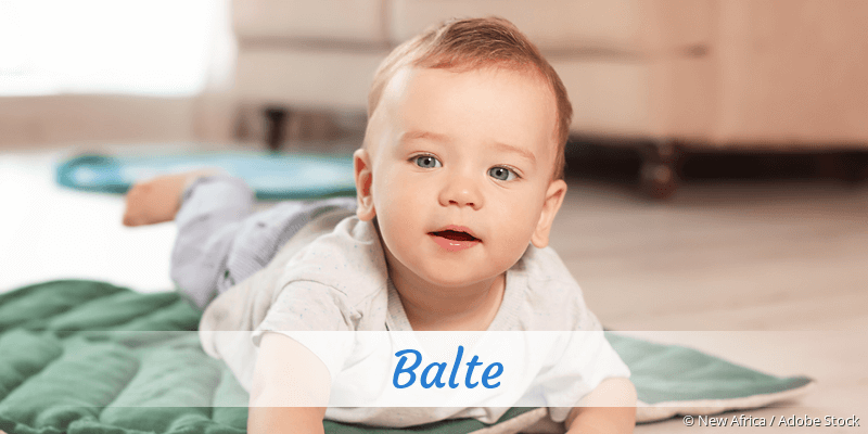 Baby mit Namen Balte