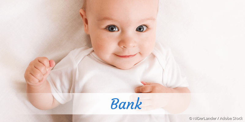 Baby mit Namen Bank
