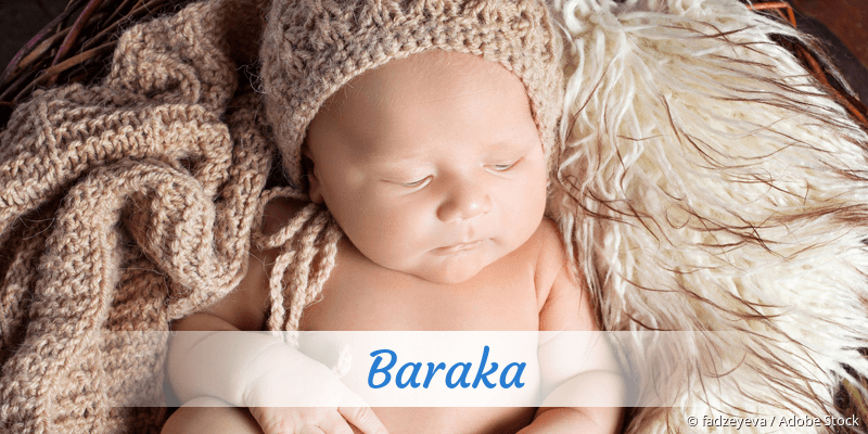 Baby mit Namen Baraka