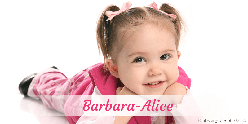 Baby mit Namen Barbara-Alice