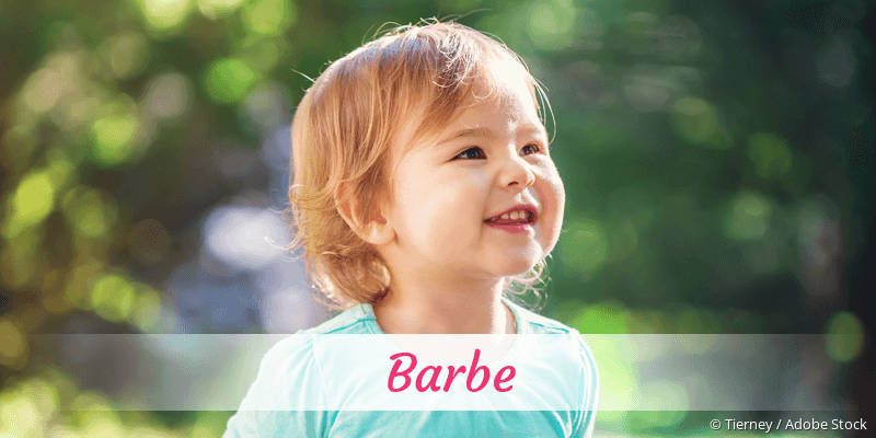 Baby mit Namen Barbe