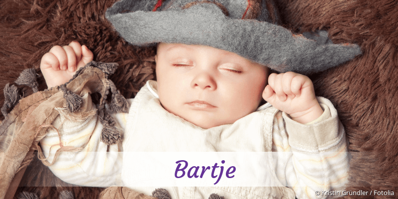 Baby mit Namen Bartje
