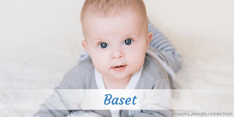 Baby mit Namen Baset