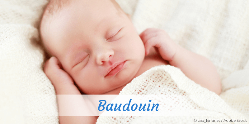 Baby mit Namen Baudouin