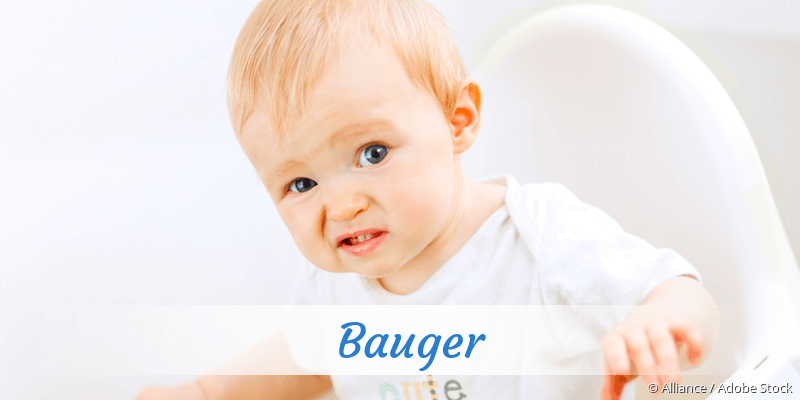 Baby mit Namen Bauger
