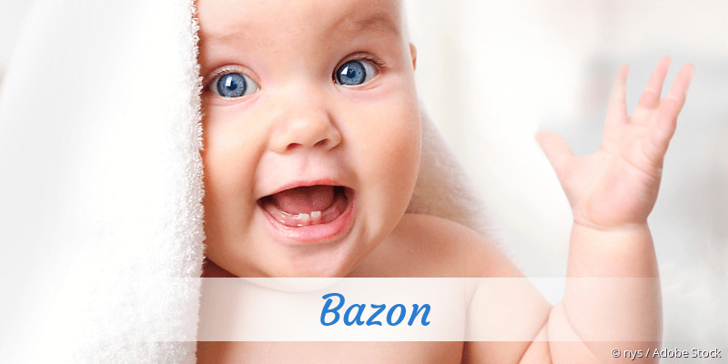 Baby mit Namen Bazon