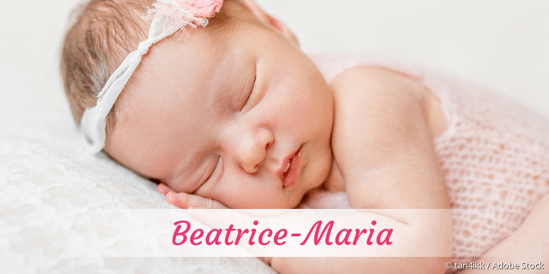 Baby mit Namen Beatrice-Maria