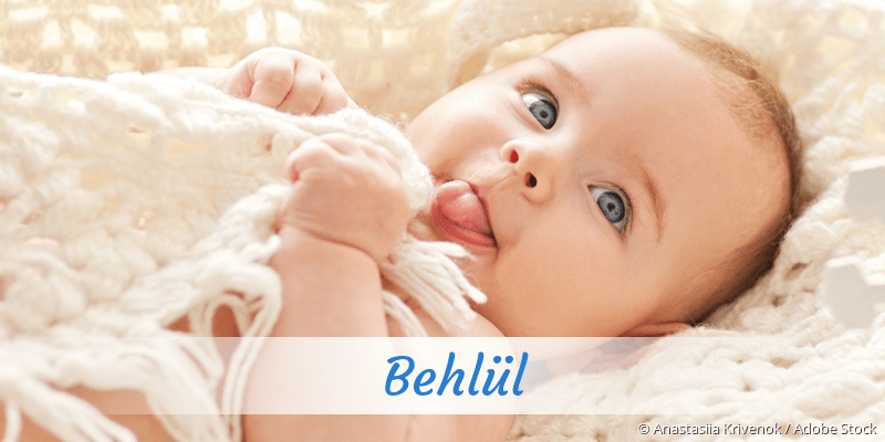 Baby mit Namen Behll
