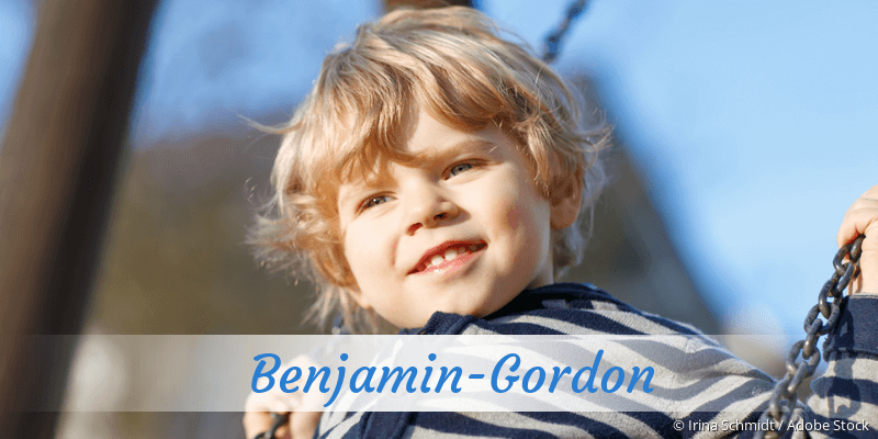 Baby mit Namen Benjamin-Gordon