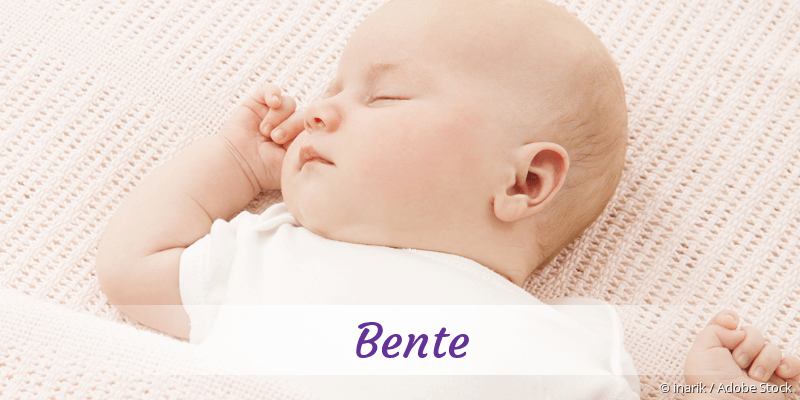 Baby mit Namen Bente