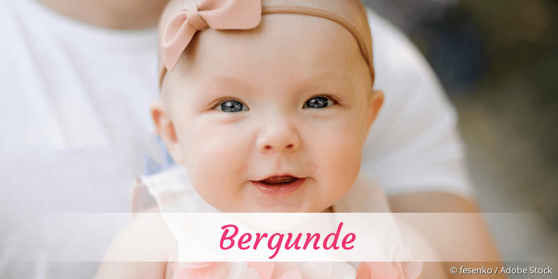 Baby mit Namen Bergunde