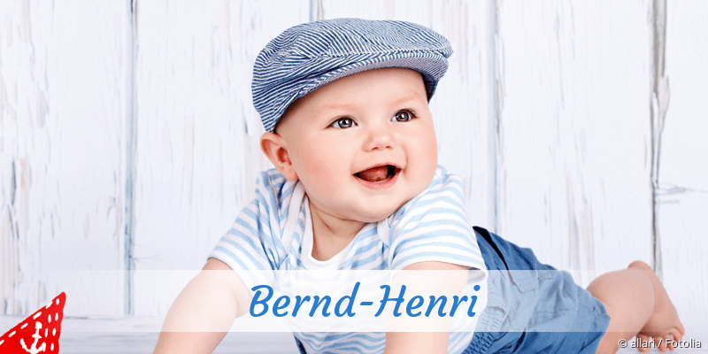 Baby mit Namen Bernd-Henri