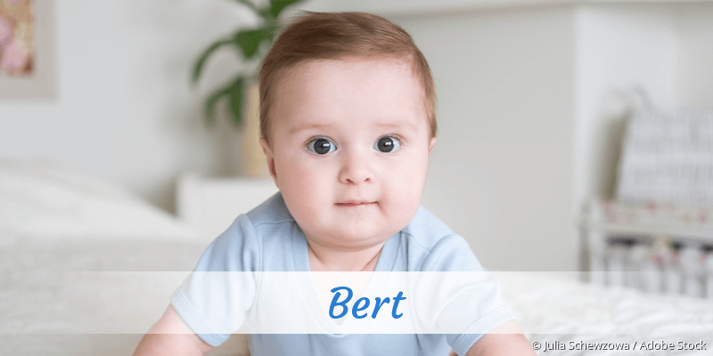 Baby mit Namen Bert