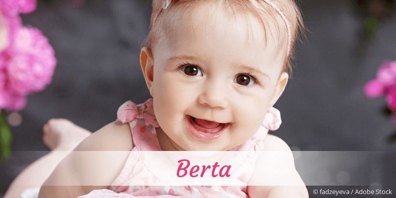 Baby mit Namen Berta