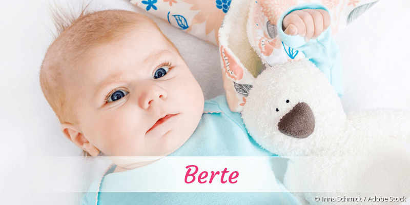 Baby mit Namen Berte