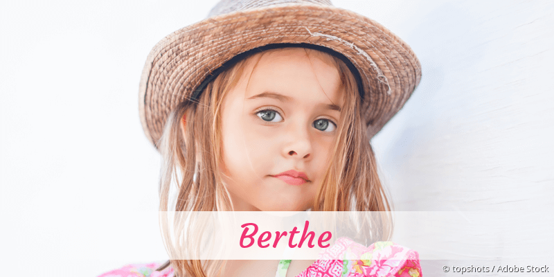 Baby mit Namen Berthe