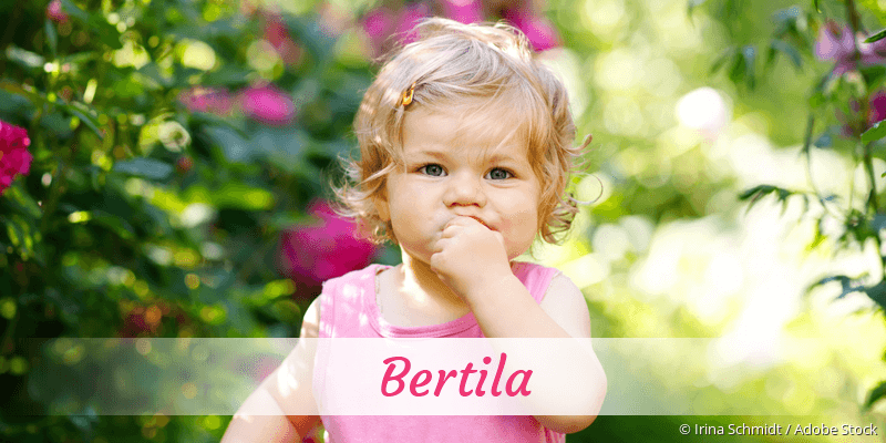 Baby mit Namen Bertila