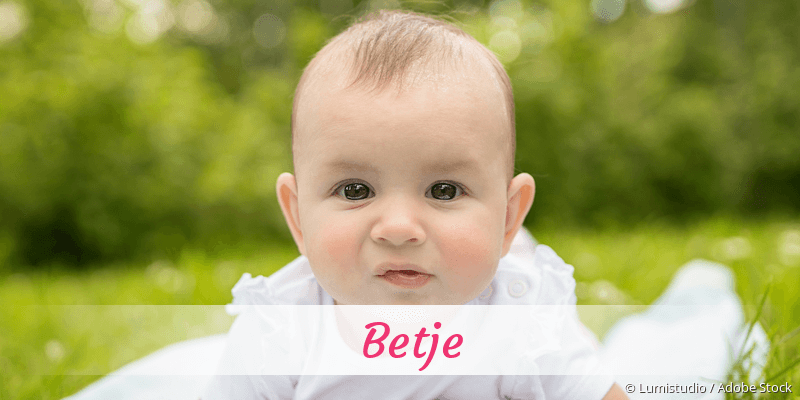 Baby mit Namen Betje
