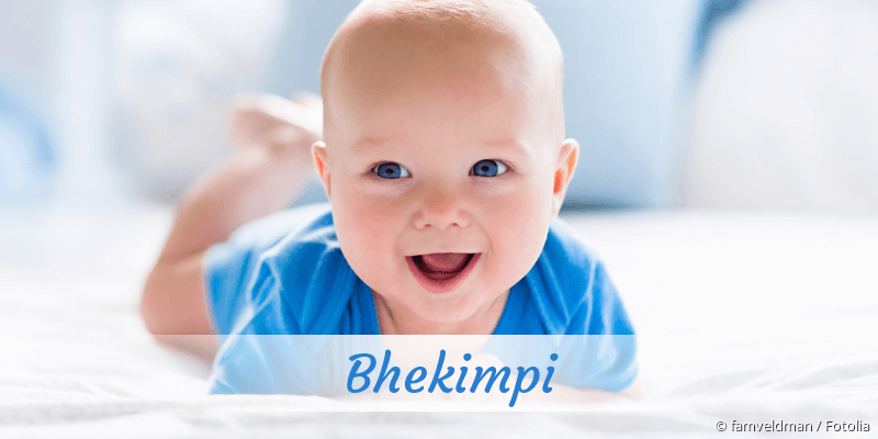 Baby mit Namen Bhekimpi