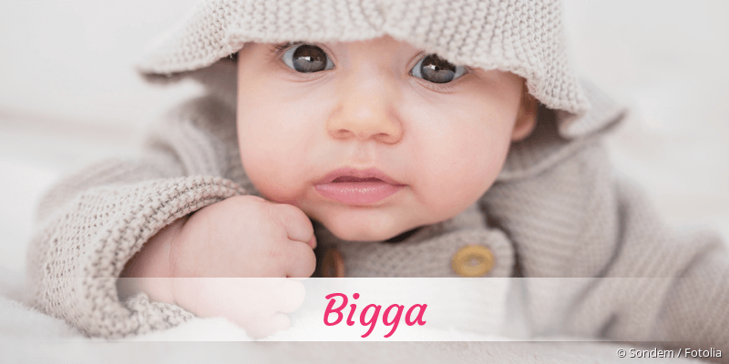 Baby mit Namen Bigga