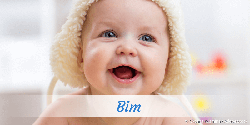 Baby mit Namen Bim