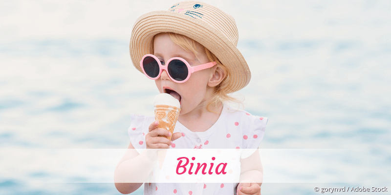 Baby mit Namen Binia
